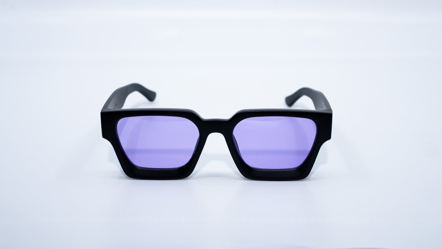 Matte Amethyst - Luxury Square Sunglasses