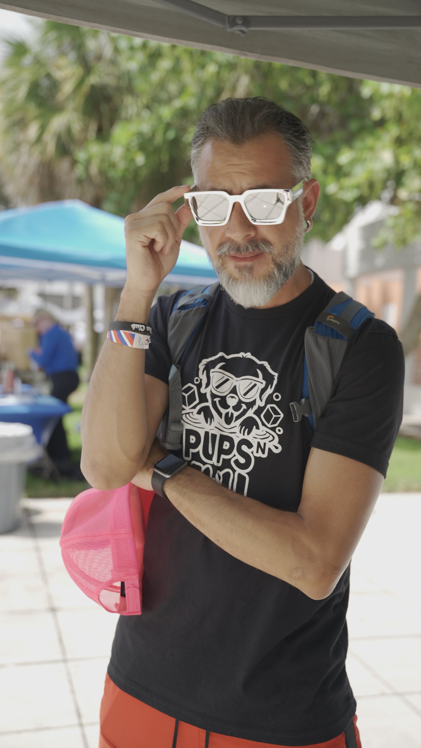 Chrome Square Frame Luxury Sunglasses