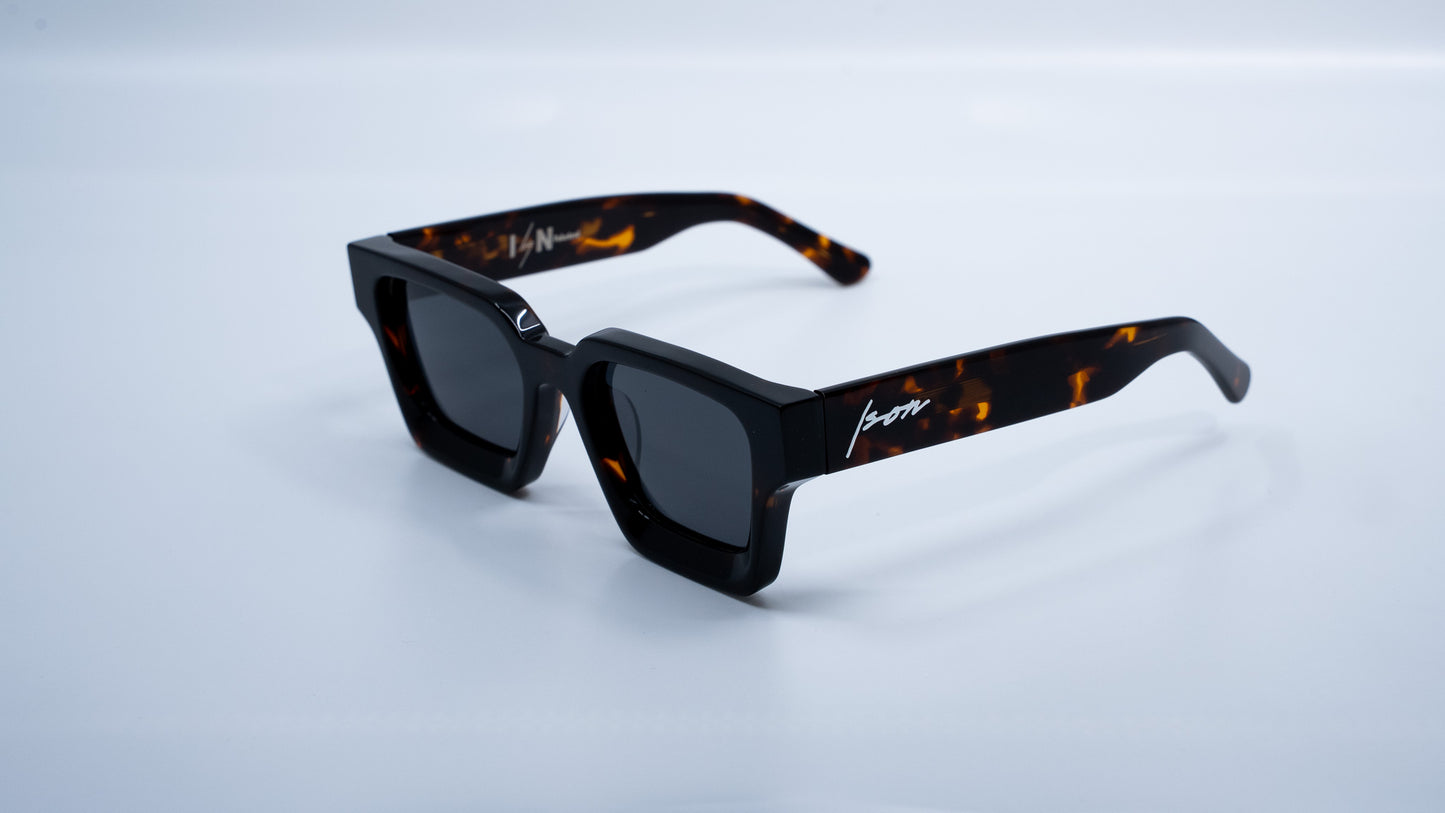 Dark tortoise Plant Based Polarized - Luxury Square Sunglasses