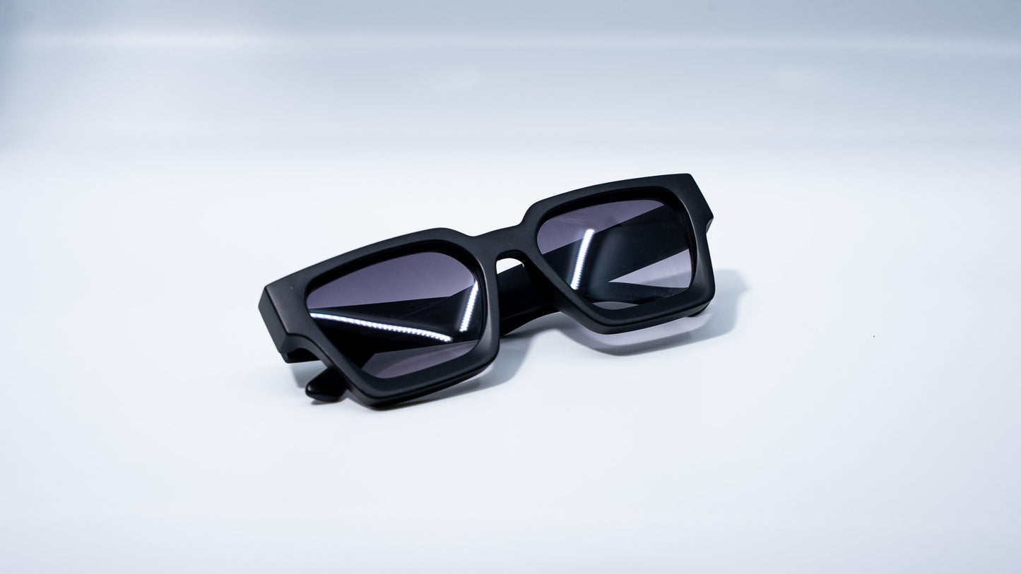 Matte Eclipse - Luxury Square Sunglasses