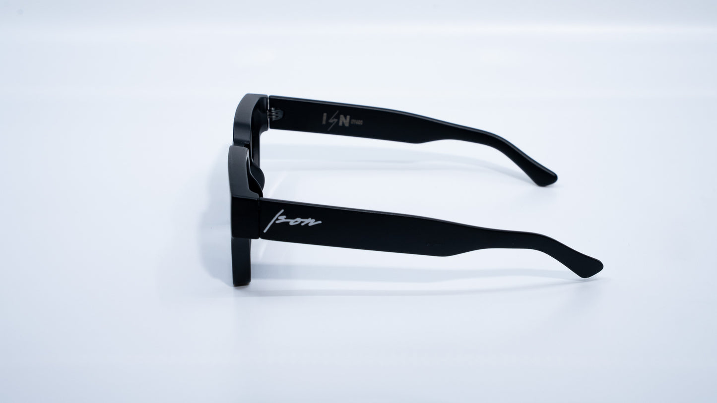 Matte Black - Luxury Square Sunglasses