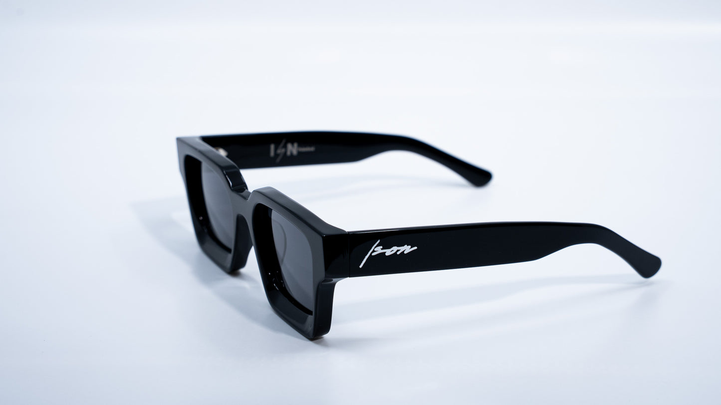 Polar Black Plant Based Polarized - Luxury Square Sunglasses