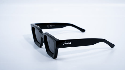 Polar Black Plant Based Polarized - Luxury Square Sunglasses