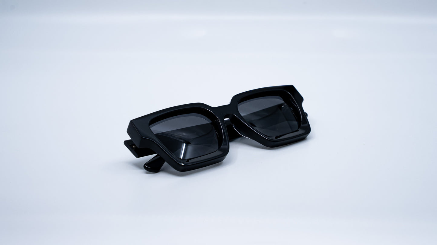 Polar Black Plant Based Polarized - Luxury Square Sunglasses