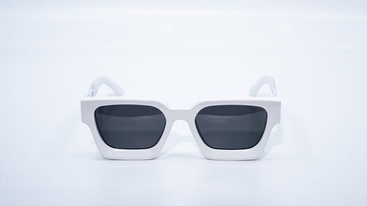 Polar White Plant Based Polarized - Luxury Square Sunglasses