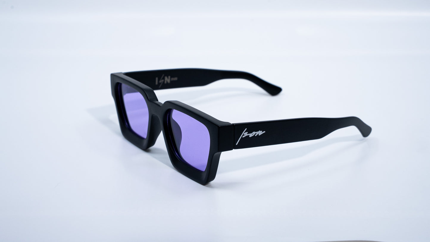 Matte Amethyst - Luxury Square Sunglasses