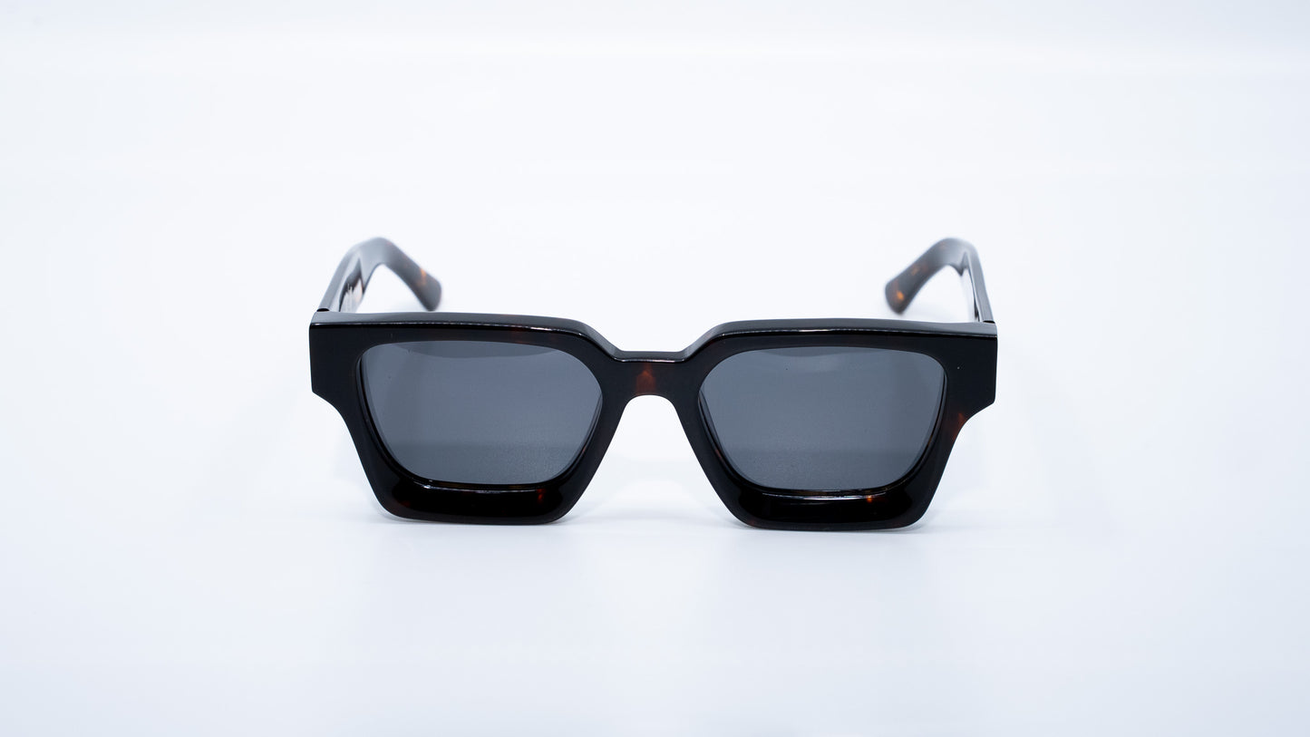 Dark tortoise Plant Based Polarized - Luxury Square Sunglasses