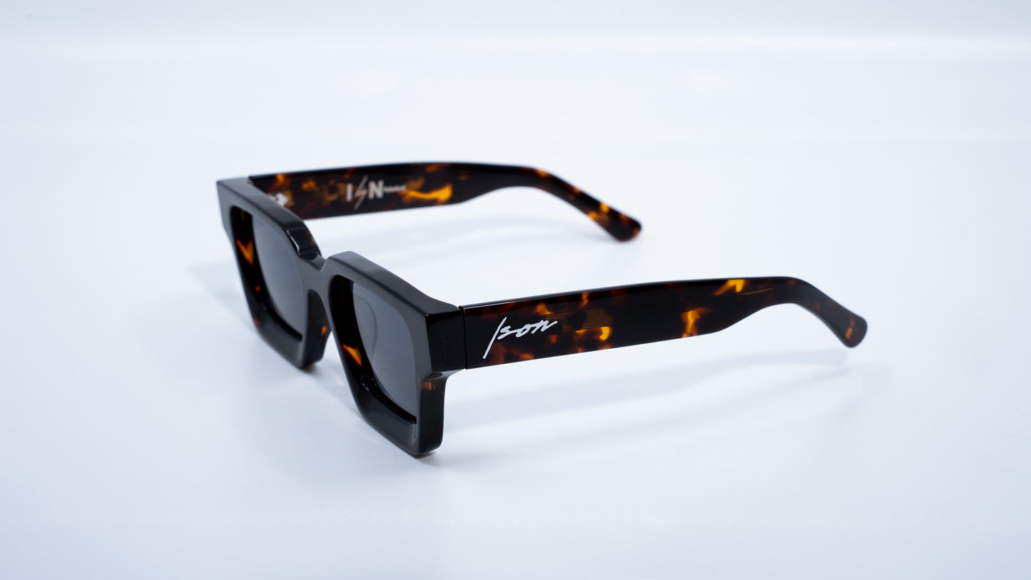 Dark tortoise Plant Based Polarized - Luxury Square Sunglasses