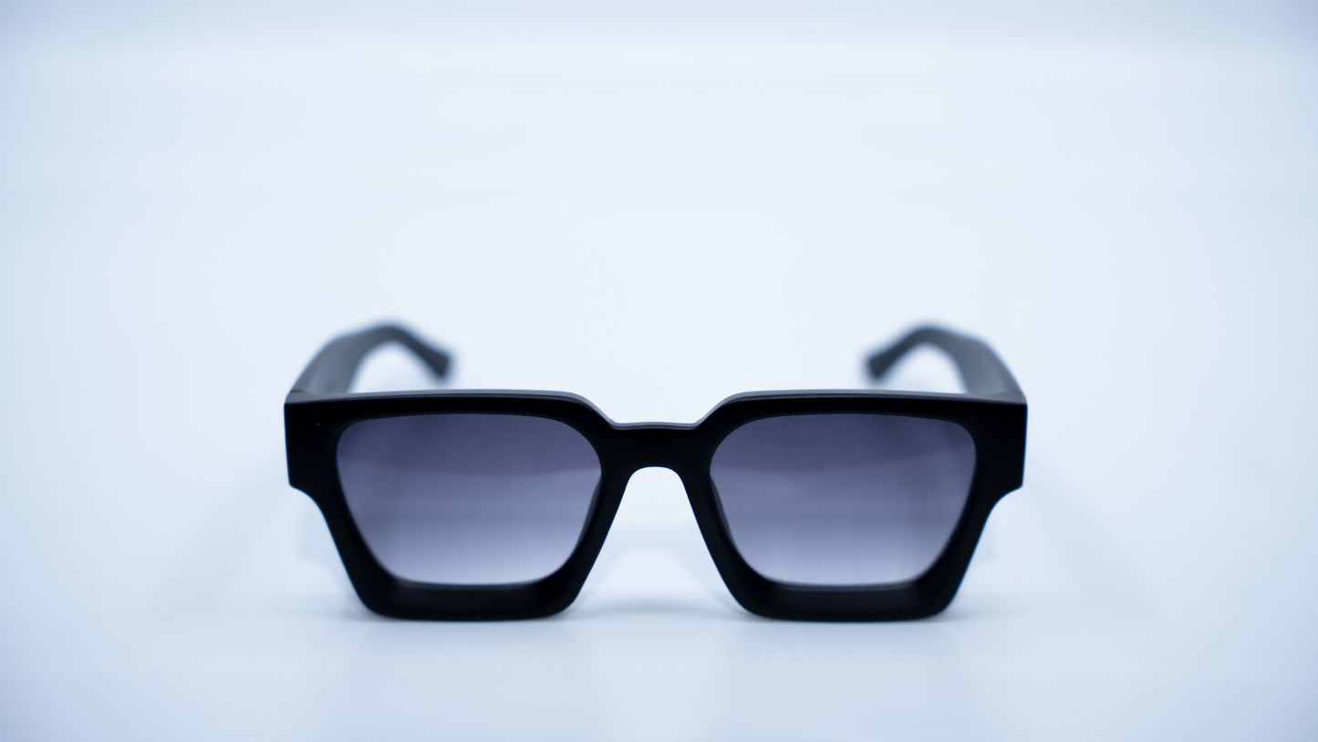 Matte Eclipse - Luxury Square Sunglasses