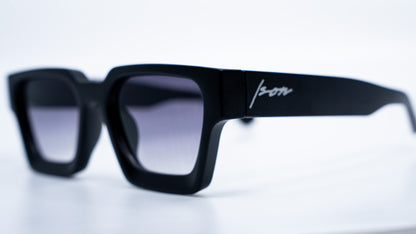 Matte Eclipse - Luxury Square Sunglasses
