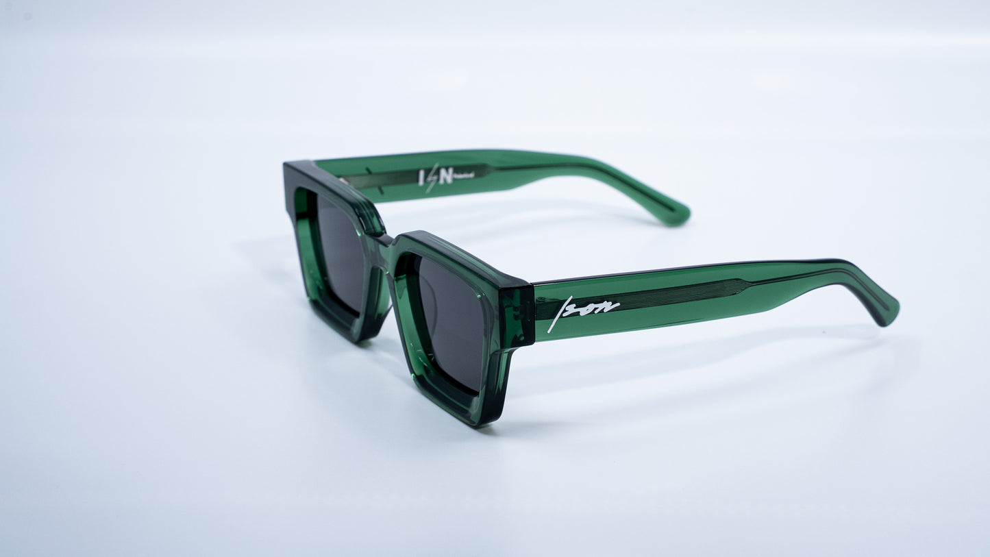 Eco Green Plant Based Polarized - Luxury Square Sunglasses