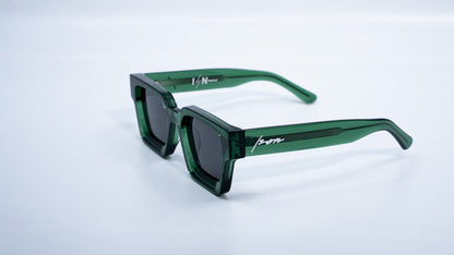 Eco Green Plant Based Polarized - Luxury Square Sunglasses