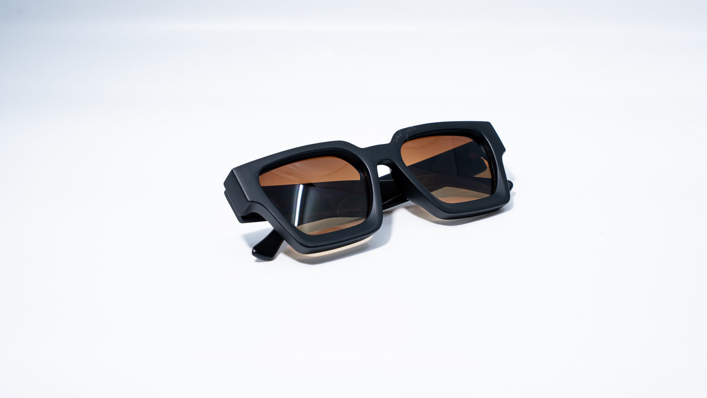 Matte Espresso - Luxury Square Sunglasses