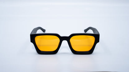 Matte Golden Hour - Luxury Square Sunglasses
