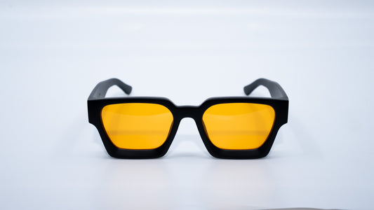 Matte Golden Hour - Luxury Square Sunglasses