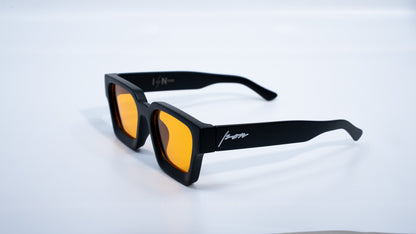 Matte Golden Hour - Luxury Square Sunglasses