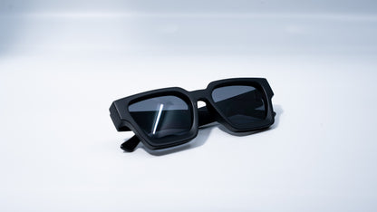 Matte Black - Luxury Square Sunglasses