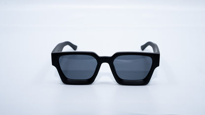 Matte Black - Luxury Square Sunglasses