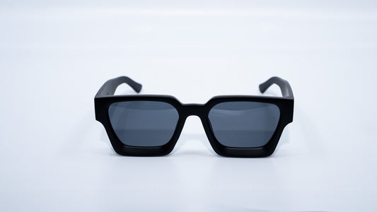 Matte Black - Luxury Square Sunglasses