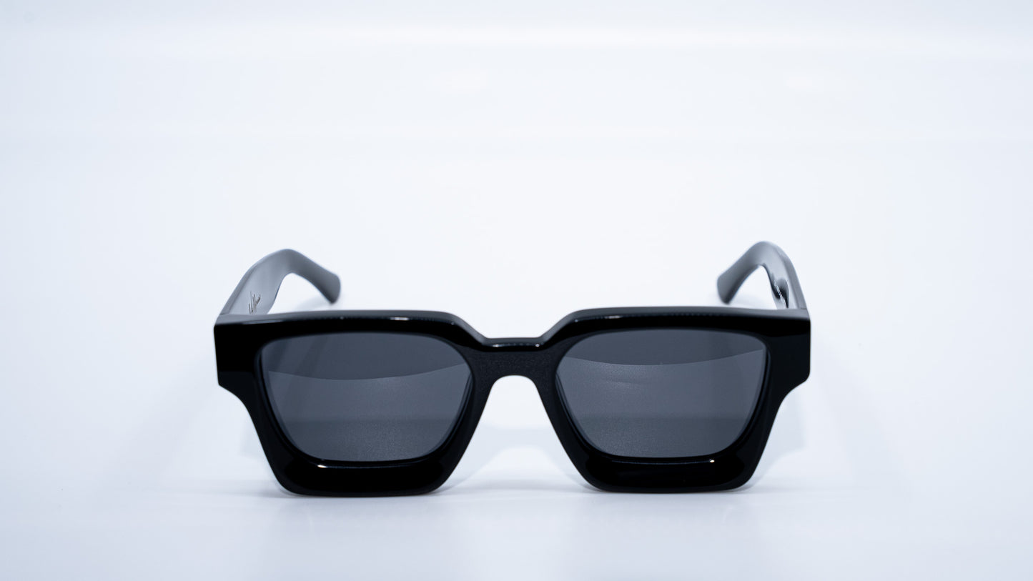 Polar Black Plant Based Polarized - Luxury Square Sunglasses