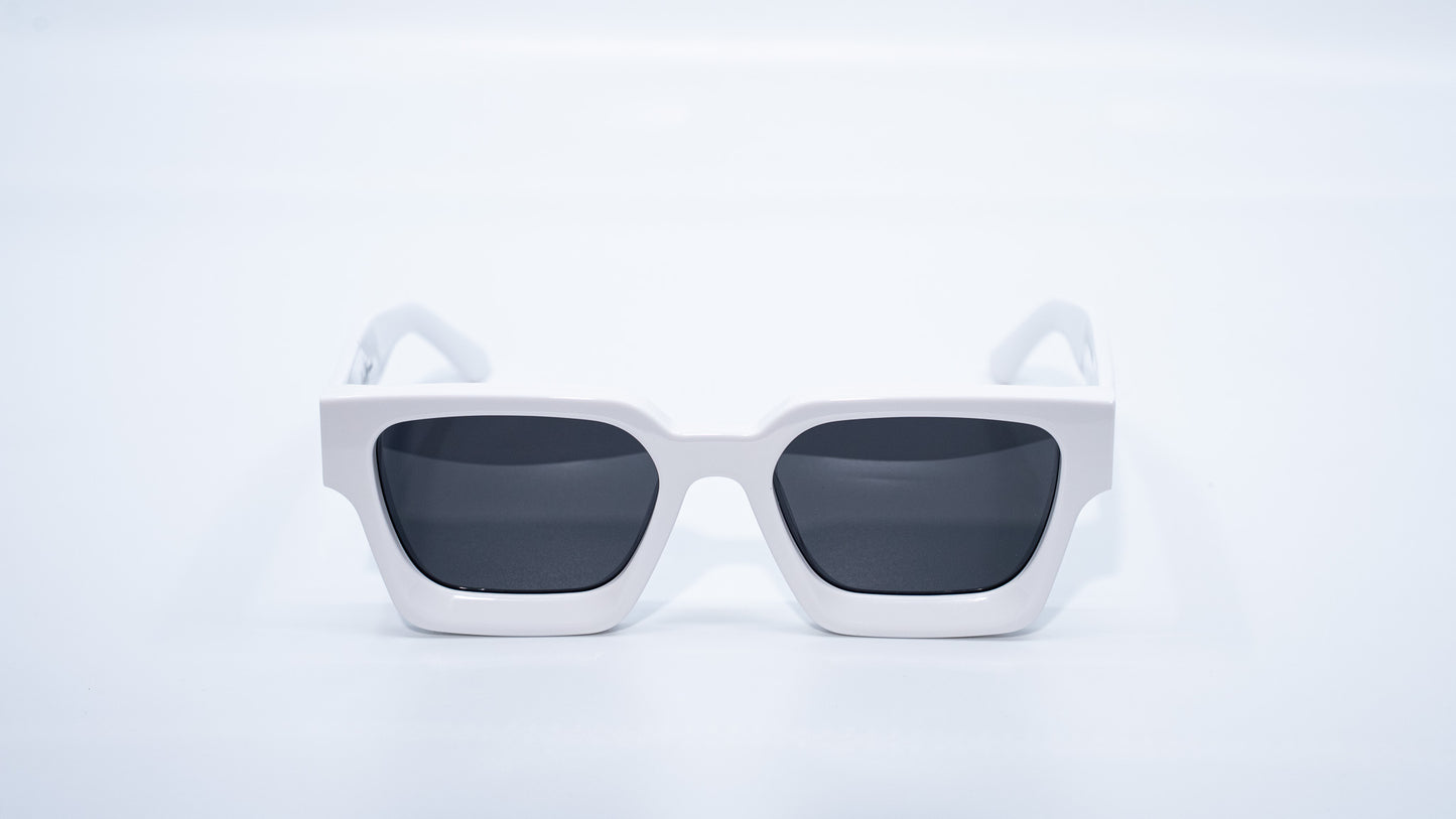 Polar White Plant Based Polarized - Luxury Square Sunglasses