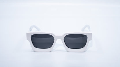 Polar White Plant Based Polarized - Luxury Square Sunglasses