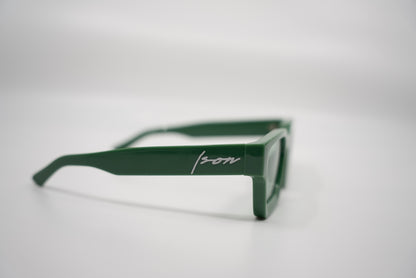 Emerald City HD Sunglasses – Bold Green Square Frame with green Lens